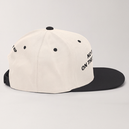 No Pictures On The Scorecard: Snapback (Cream/Black)